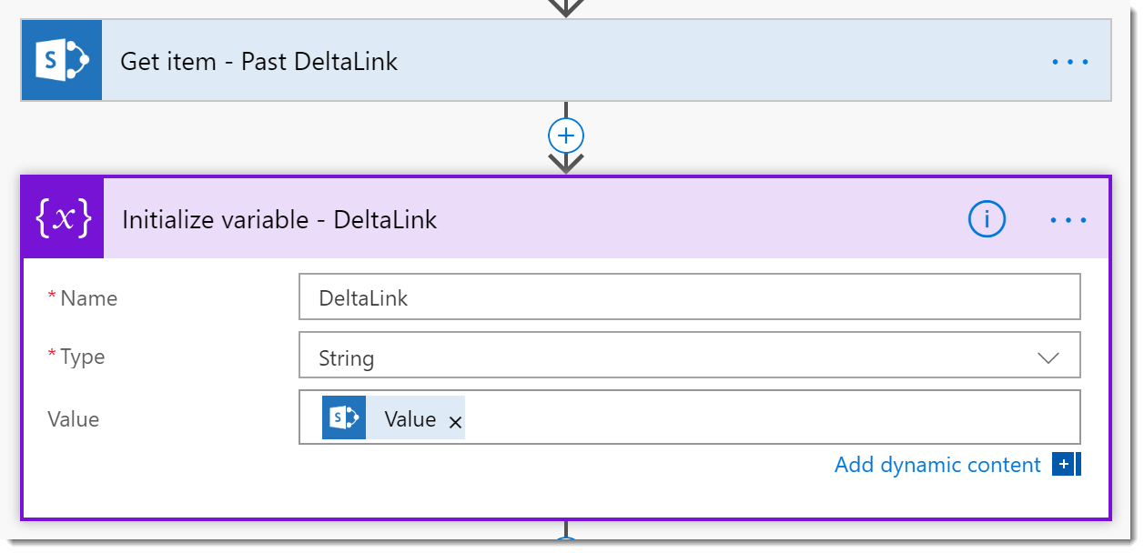 Set the variable property