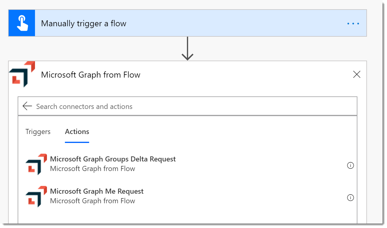 View the custom Actions