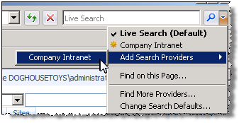 Add search providers