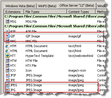 IFilter Explorer