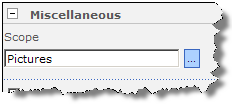 Use the scope in results