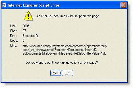 IE Crash