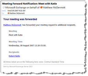 Forward Notifications