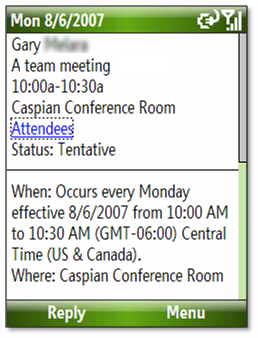 Meeting Attendees