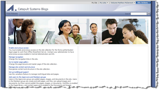Publishing Site