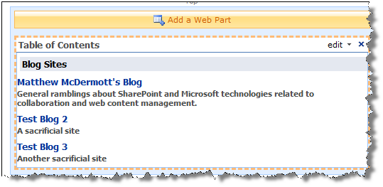 Updated web part