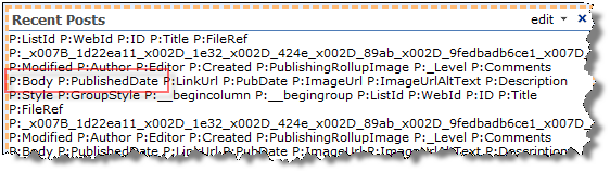 Published Date in the results