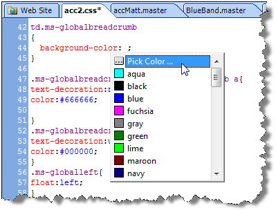 CSS Color Picker