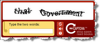 The reCAPTCHA control