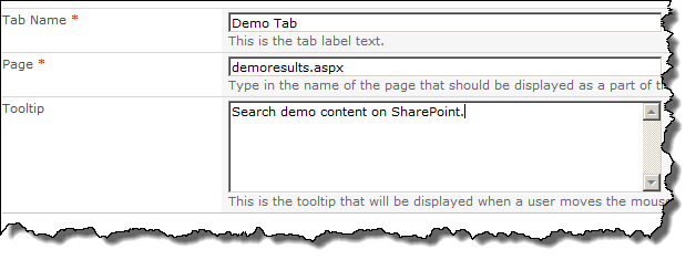 Tab Properties