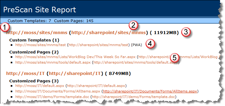Prescan Report