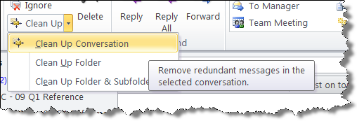 Clean up conversation