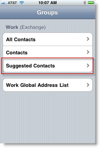 iPhone Groups