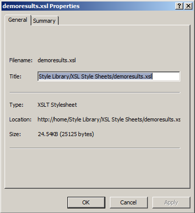 File properties