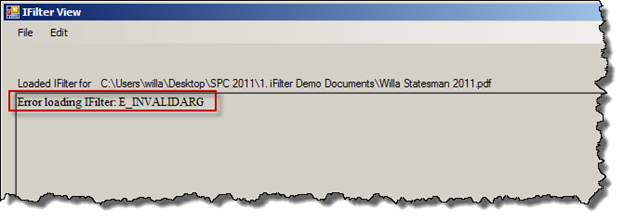 IFilter View