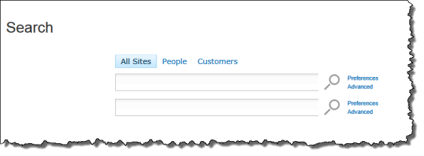 Double search boxes