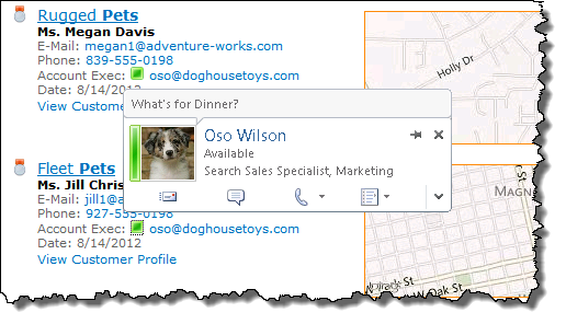 Presence in Search Results
