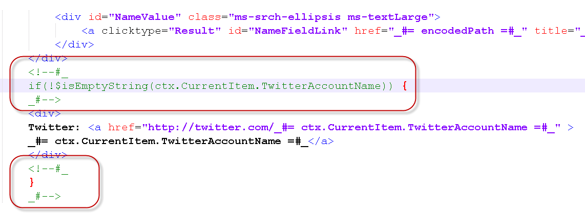 Add conditional code