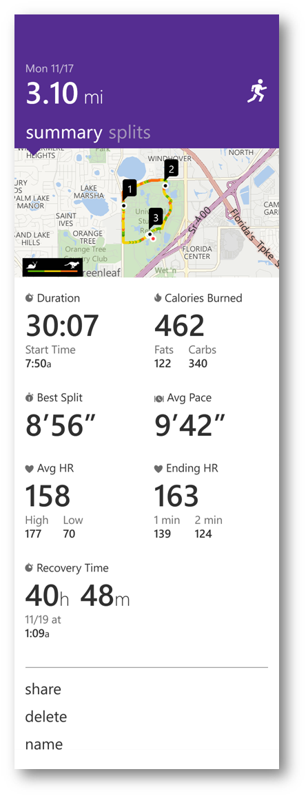 App post run