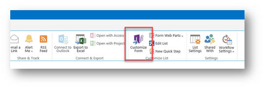 Customize form